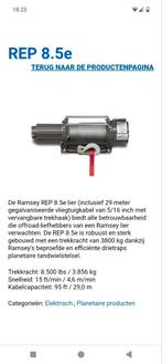Ramsey 12v lier 4250 kg, Auto diversen, Ophalen