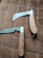 Hout handvatten Zakmessen Set, Tuin en Terras, Hand-tuingereedschap, Ophalen of Verzenden, Gebruikt, Overige soorten, Onbekend