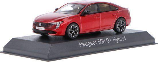 Peugeot 508 GT 2023 Elixir Rood Model 1/43 Norev 475831, Hobby en Vrije tijd, Modelauto's | 1:43, Nieuw, Auto, Norev, Ophalen of Verzenden