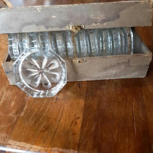 wijnonderzetters glas, Huis en Inrichting, Woonaccessoires | Onderzetters, Nieuw, Glas of Kopje, Ophalen