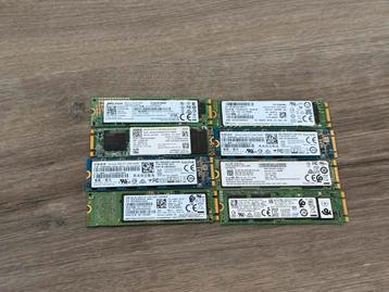 8x Samsung 256GB SATA M.2 SSD (prijs per stuk) beschikbaar voor biedingen