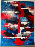Abstract Schilderij met Rode Accent, Ophalen