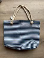 Gestreepte tas / strandtas / boodschappentas, Sieraden, Tassen en Uiterlijk, Tassen | Damestassen, Ophalen of Verzenden, Nieuw