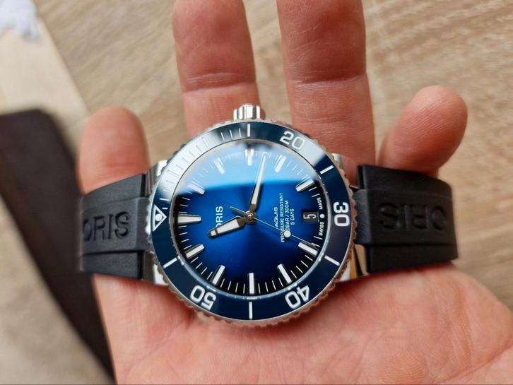 Oris Aquis 400 /Smalsecond, Sieraden, Tassen en Uiterlijk, Horloges | Heren, Zo goed als nieuw, Overige merken, Staal, Ophalen of Verzenden
