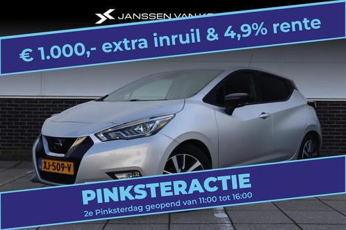 Nissan Micra 0.9 IG-T N-Connecta * Clima * Navi *, Auto's, Nissan, Bedrijf, Te koop, Micra, ABS, Achteruitrijcamera, Airbags, Airconditioning