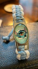 Leuke Stitch armband makkelijk te verstellen, Sieraden, Tassen en Uiterlijk, Armbanden, Ophalen of Verzenden, Nieuw, Blauw, Overige materialen