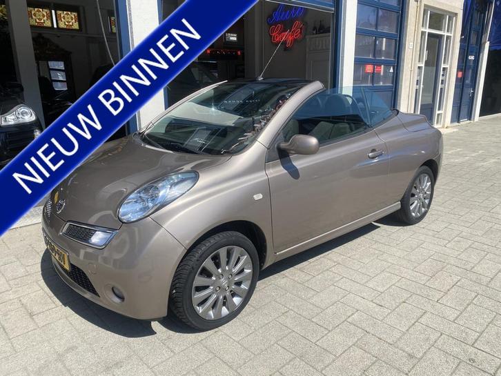 Nissan Micra C+C 1.4 Tekna PANORAMA/NIEUWE APK/CLIMA, Auto's, Nissan, Bedrijf, Te koop, Micra, ABS, Airbags, Alarm, Boordcomputer