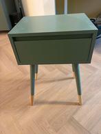 Groen Nachtkastje met Lade La Redoute, Ophalen, Minder dan 45 cm, 55 tot 70 cm, Zo goed als nieuw