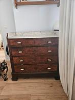 Vintage Commode met Marmeren Blad, Huis en Inrichting, Ophalen, Gebruikt, Vintage, 50 tot 100 cm