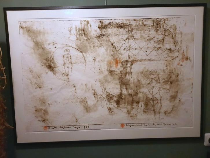 Anton Heyboer Ets - Gulden Druk, 1980, Antiek en Kunst, Kunst | Etsen en Gravures, Ophalen