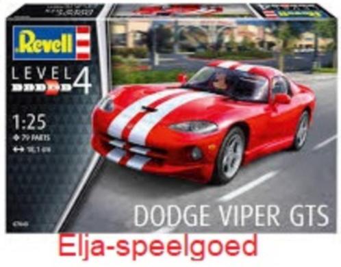 Modelbouw Revell 1:25 DODGE VIPER GTS (1993) 7040 modelauto, Hobby en Vrije tijd, Modelauto's | 1:18, Nieuw, Auto, Revell, Verzenden