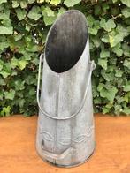 Brocante vintage kolenkit van zink, Antiek en Kunst, Antiek | Woonaccessoires, Ophalen of Verzenden