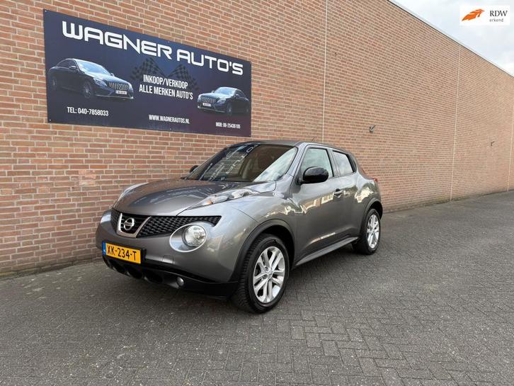 Nissan Juke 1.6 Visia Navi Airco Trekhaak-Afneembaar Cruise-, Auto's, Nissan, Bedrijf, Te koop, Juke, ABS, Achteruitrijcamera
