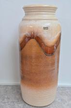 West-Germany vaas Bay in Bruin In Bruin en Zandkleur H 40cm, Ophalen of Verzenden, West germany, Onbekend, Onbekend
