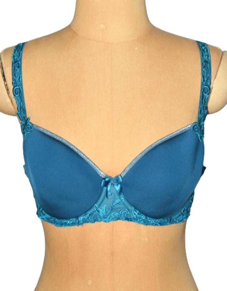 Nieuwe Simone Perele sexy bh, blauw, Mt. 75 D, Kleding | Dames, Ondergoed en Lingerie, BH, Blauw, Verzenden