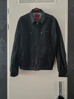 milestone jas. met stof en leer L, Kleding | Heren, Verzenden, Zo goed als nieuw, Zwart, Milestone