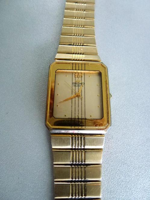 SEIKO herenhorloge jaren '80  goudkleurig, Sieraden, Tassen en Uiterlijk, Horloges | Heren, Gebruikt, Polshorloge, Seiko, Staal