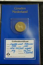 Goud verguld, stuiver, dubbeltje, kwartje en gulden etc, Goud, Overige waardes, Ophalen of Verzenden, Losse munt