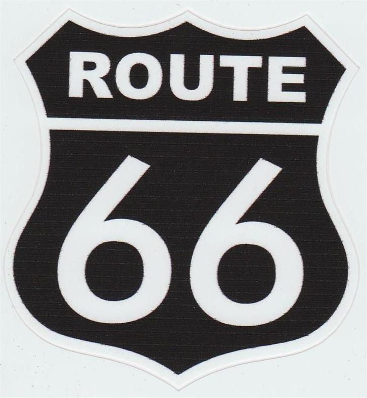 Route 66 sticker #2, Verzamelen, Stickers, Nieuw, Bedrijf of Vereniging, Ophalen of Verzenden