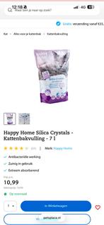 Kattenbak vulling silica crystal twee zakken, Ophalen, Nieuw