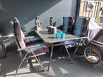 Complete Tuinset - Tafel & Stoelen, Ophalen of Verzenden, Gebruikt