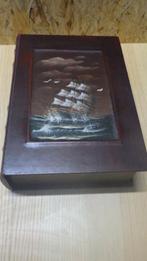 kist in een vorm van een boek, Huis en Inrichting, Minder dan 50 cm, Gebruikt, Minder dan 50 cm, Ophalen of Verzenden