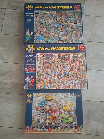 Jan van Haasteren Puzzels - 3 stuks beschikbaar voor biedingen