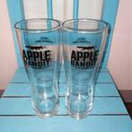 Apple Bandit cider glazen 2 stuks, Ophalen, Zo goed als nieuw, Glas of Glazen, Overige merken