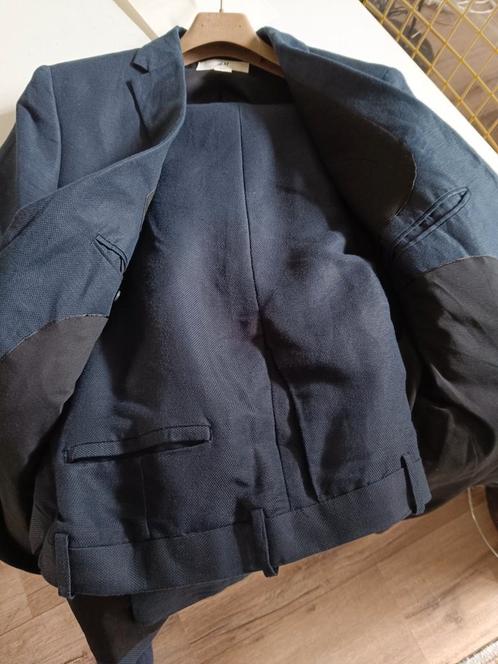 mooi gestyleerd pak uit de David Beckham serie van H&M, Kleding | Heren, Kostuums en Colberts, Zo goed als nieuw, Blauw, Ophalen of Verzenden