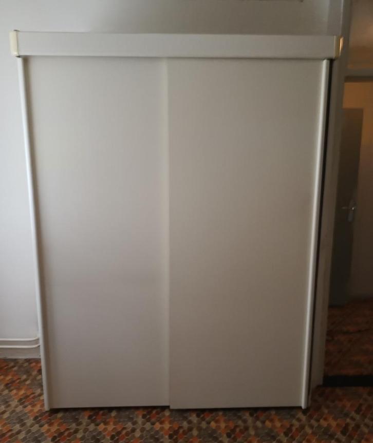 Tweedeurs kleding(hang)kast met schuifdeuren, Huis en Inrichting, Kasten | Kledingkasten, Gebruikt, 200 cm of meer, 150 tot 200 cm