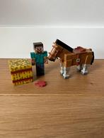 Minecraft set Steve met paard, Ophalen of Verzenden, Zo goed als nieuw