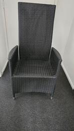 Rieten stoel zwart, Huis en Inrichting, Stoelen, Ophalen, Zwart, Riet of Rotan, Zo goed als nieuw