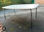 Witte IKEA Grimle tafel (180x100x75 cm) - Goede staat, Huis en Inrichting, Tafels | Eettafels, Ophalen, Kunststof, 50 tot 100 cm