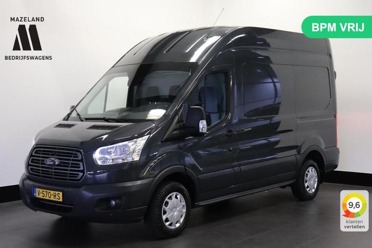 Ford Transit 2.0 TDCI 130PK L2H3 EURO 6 - Airco - Cruise - N, Auto's, Bestelauto's, Bedrijf, Te koop, ABS, Achteruitrijcamera