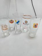 5 Reclame bierglazen, Ophalen of Verzenden, Zo goed als nieuw, Glas of Glazen, Overige merken