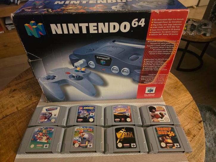 Nintendo 64 in doos + games - Ruilen voor SNES mogelijk, Spelcomputers en Games, Spelcomputers | Nintendo 64, Ophalen of Verzenden