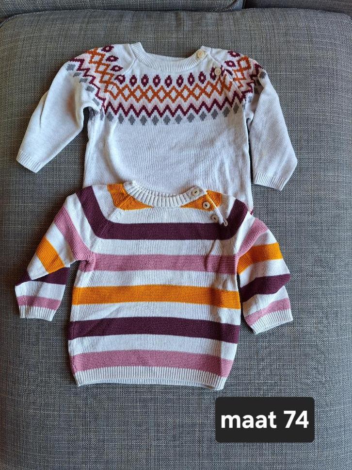 Pakketje maat 74, Kinderen en Baby's, Babykleding | Maat 74, Zo goed als nieuw, Meisje, Setje, Ophalen of Verzenden