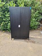 Nieuwe livingfurn kala kast 170x100x40cm zwart mango €275, Huis en Inrichting, Ophalen, ., Nieuw, .