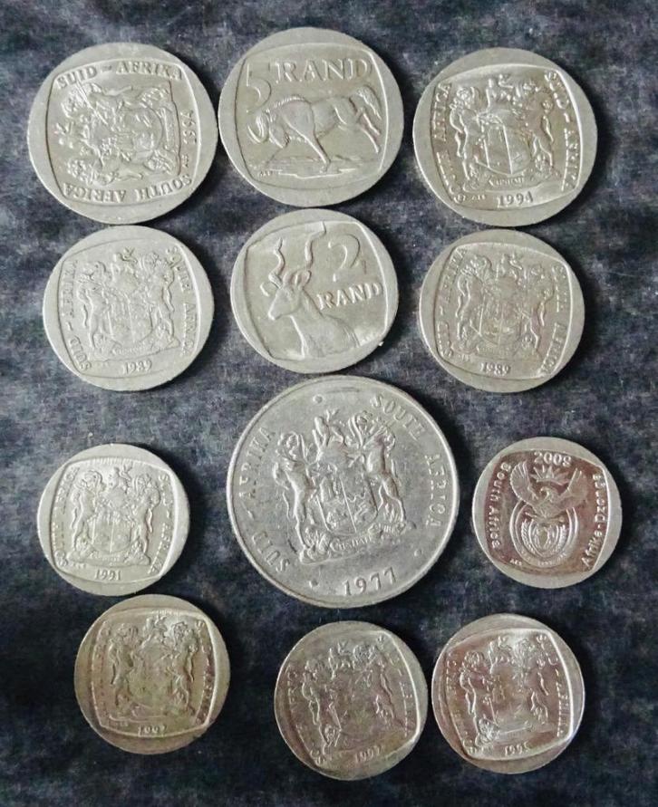 Munten South Africia, Postzegels en Munten, Munten | Azië, Zuidoost-Azië, Ophalen of Verzenden