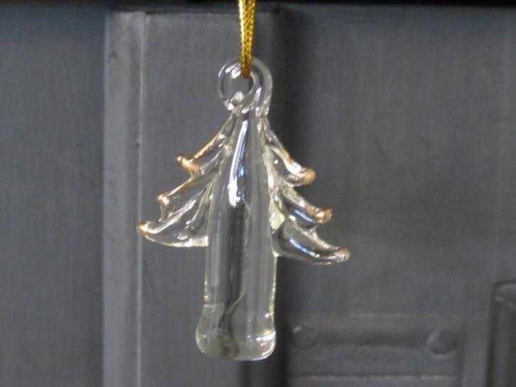 Vintage Zweedse glazen kerstboomhanger engeltje, Diversen, Kerst, Zo goed als nieuw, Ophalen of Verzenden