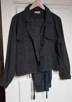 Zusss pak antraciet (broek + jasje) S/M, Maat 38/40 (M), Kostuum of Pak, Ophalen of Verzenden, Zo goed als nieuw
