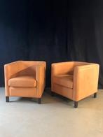Set van twee (2) kubistische clubfauteuils, Huis en Inrichting, Fauteuils, Ophalen, Kubistisch, Zo goed als nieuw, 50 tot 75 cm