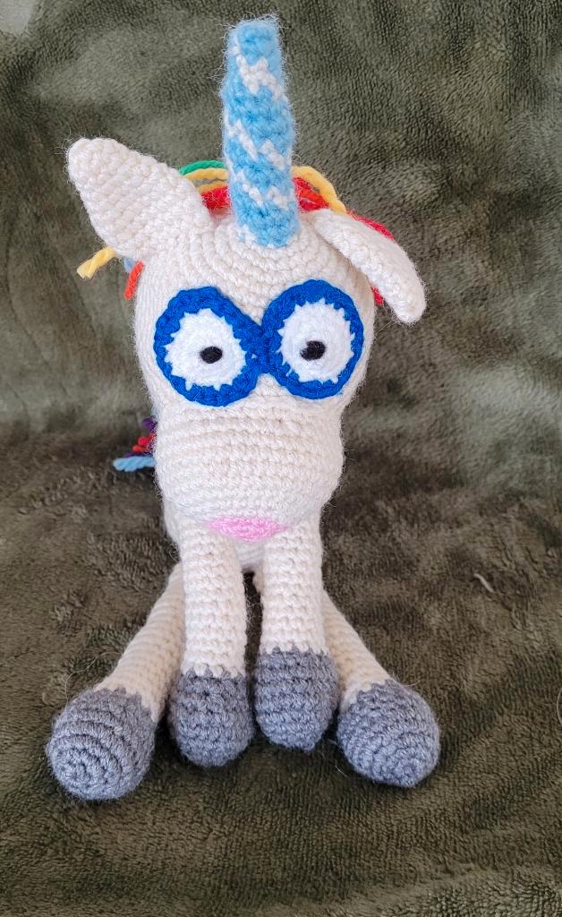 gehaakte neehoorn, Hobby en Vrije tijd, Breien en Haken, Nieuw, Haken, Overige typen, Ophalen of Verzenden