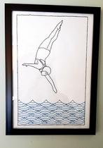 Vintage Zwemster Borduurwerk, Overige typen, Nieuw, Ophalen of Verzenden, Amersfoort