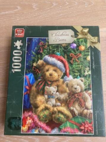 Kerst puzzel ,, Christmas Bears ,, 1000 Stuks  beschikbaar voor biedingen