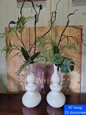 2 gave grote retro vazen 47 hoog beschikbaar voor biedingen