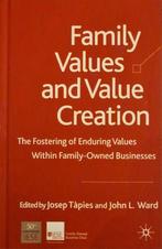 Family Values and Value Creation, Ophalen of Verzenden, Nieuw, Management, Tapies and Ward