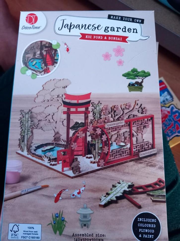 Japanese garden action miniatuur, Hobby en Vrije tijd, Knutselen, Nieuw, Ophalen of Verzenden