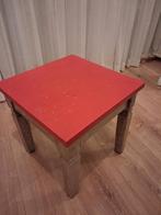 Gratis massief houten bijzettafel, Ophalen, Minder dan 55 cm, 45 tot 60 cm