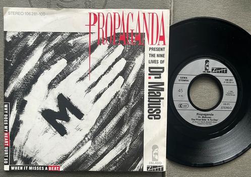 Propaganda - Dr. Mabuse 7” EU 1984, Cd's en Dvd's, Vinyl Singles, Gebruikt, Ophalen of Verzenden